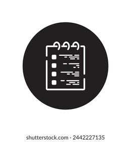 wishlist icon vector template illustration logo design
