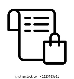 wishlist line icon illustration vector graphic