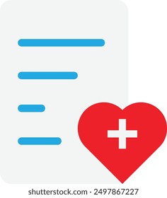 Wishlist Love Ecommerce Icon Vector Flat Illustration