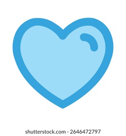 wishlist outline fill icon editable vektor