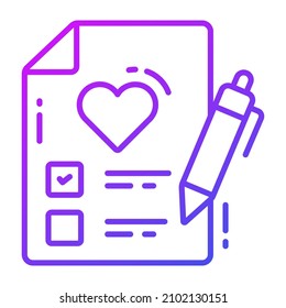 Wishlist Survey and Feedback, modern vector illustration 
