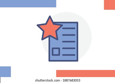 Wishlist symbol illustration. Marketing, Commerce icon, and Other Business Icons Elements. E-commerce icon vector. Online shopping symbol. for mobile concept and web design.
