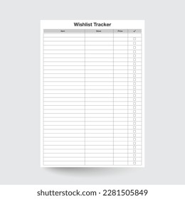 Wishlist Tracker,Wishlist Checklist,Wishlist Planner,Book Wishlist,Reading Wishlist,Shopping List,Printable Wishlist,beauty wishlist,wishlist checklist,Daily Wishlist