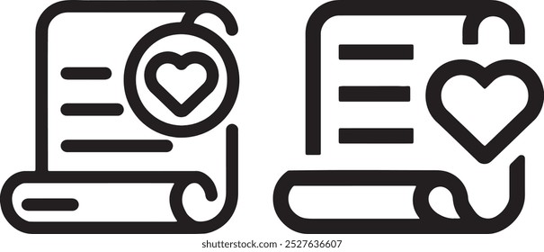 Wishlist Vector Icon. Ideal for E-commerce and Shopping Platforms.