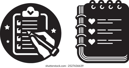 Lista de deseos Icono de Vector. Ideal para el comercio electrónico y las plataformas de compras.