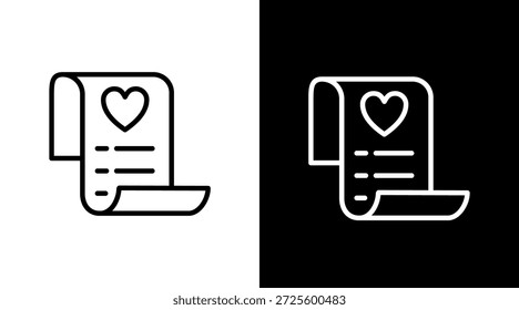 Lista de deseos White Icon Set Vector