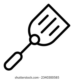 Wisk spatula icon outline vector. Cooking kitchen. Bbq grill