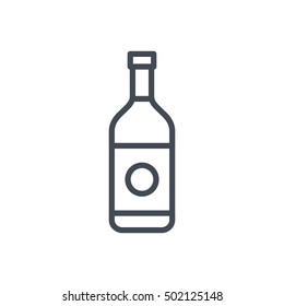 Wiskey Icon Food Outlined Beverage Alcohol