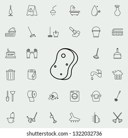 wisp icon. Cleaning icons universal set for web and mobile