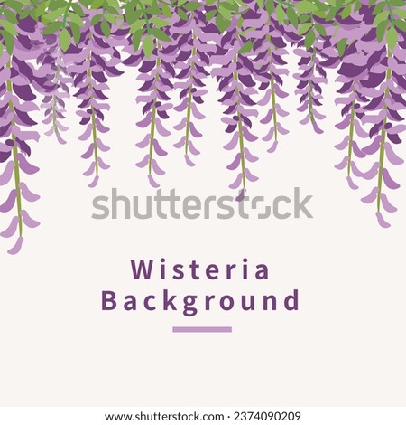 Wisteria background for any design decoration, invitations, and many more.