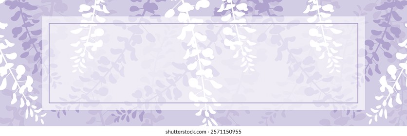 Wisteria flower image background (with copy space)