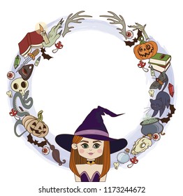 Witch and attributes for Witchcraft