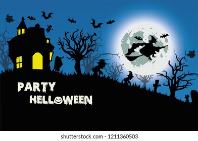 Witch Background Halloween