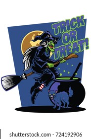 witch and black cat