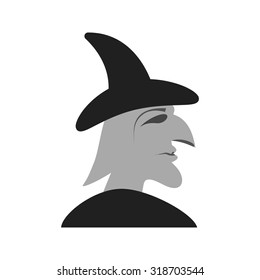 Witch, black, fly icon vector image.Can also be used for halloween, celebration, observances and holidays. Suitable for mobile apps, web apps and print media.