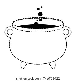 witch boiler isolated icon