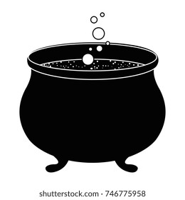 witch boiler isolated icon
