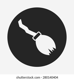 witch broom icon