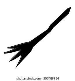Witch broom icon. Simple illustration of witch broom vector icon for web