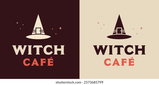 Witch CAFE Logo, conceptual logo 