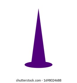 witch cap logo icon for magic symbol