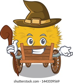 Witch cartoon hayride toy in a drawer