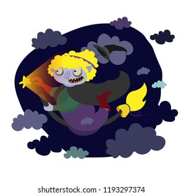 the witch catches a star