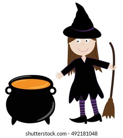 Witch With Cauldron