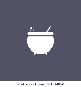 Witch cauldron icon