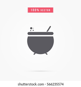 Witch cauldron icon