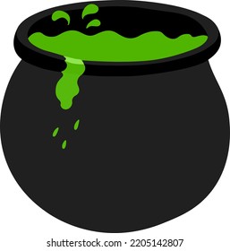 Witch Is Cauldron. Potion Cauldron. Halloween Cauldron