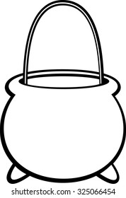 witch cauldron shaped pail