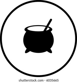 witch cauldron symbol