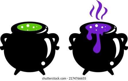 Witch Cauldron vector, Witch Shirt Svg, Witch Sticker Eps, Witches Brew illustration, Kids Shirts, Gift for Halloween Party