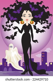 Witch in the City by Night