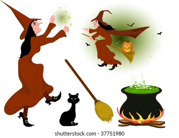 Witch clip-art