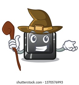 Witch D button installed in game character