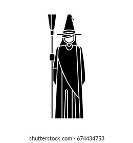 witch dress icon