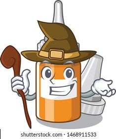 Witch ear drops in the mascot pillbox