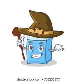 Witch eraser character mascot style