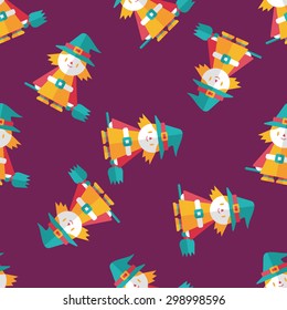 witch flat icon,eps10 seamless pattern background