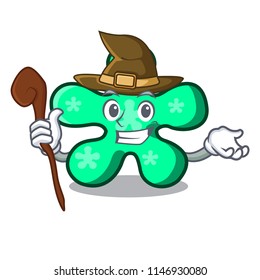 Witch free form mascot cartoon