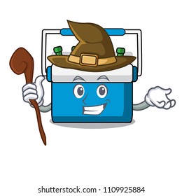 Witch freezer bag mascot cartoon