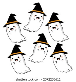 Witch ghost pattern, Perfect for icon, Logo, illustration, etc.