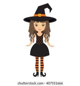 witch girl curly