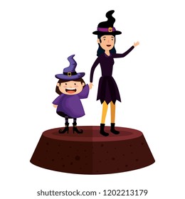 witch halloween costume character