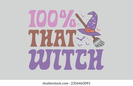 Witch Halloween SVG Design Bundle