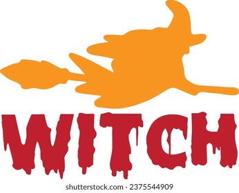 Witch - Halloween vector design