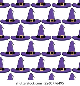 witch hat background tempate. witch hat pattern. halloween hat. witch hat wallpaper frame vector logo icon cartoon design illustration