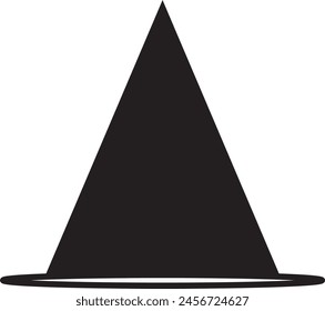 witch hat in black color